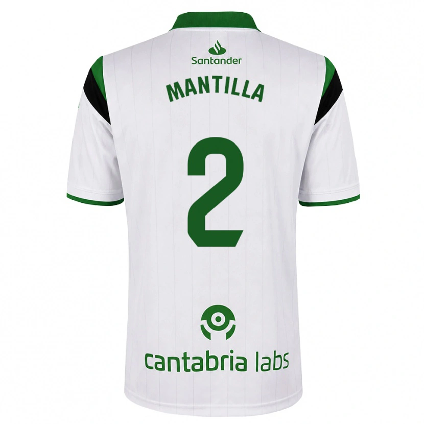Danxen Mulher Camisola Álvaro Mantilla #2 Branco Verde Preto Principal 2026/27 Camisa Brasil