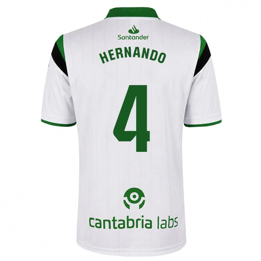 Danxen Mulher Camisola Manu Hernando #4 Branco Verde Preto Principal 2026/27 Camisa Brasil
