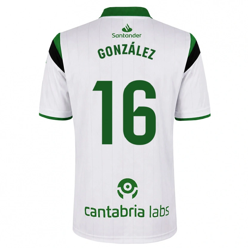 Danxen Mulher Camisola Facundo González #16 Branco Verde Preto Principal 2026/27 Camisa Brasil