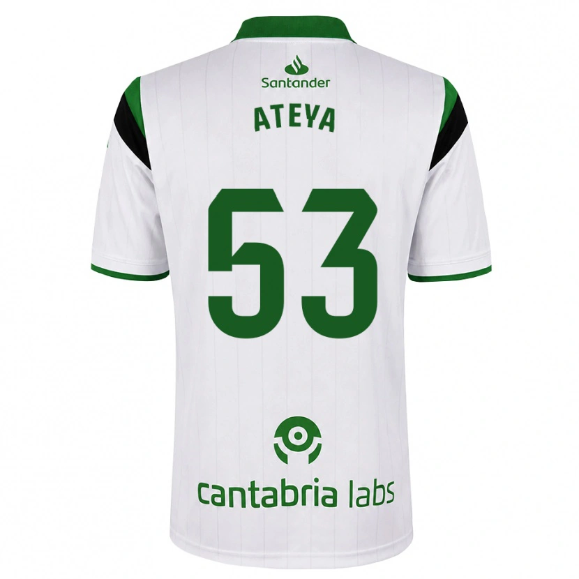 Danxen Mulher Camisola Belal Ateya #53 Branco Verde Preto Principal 2026/27 Camisa Brasil