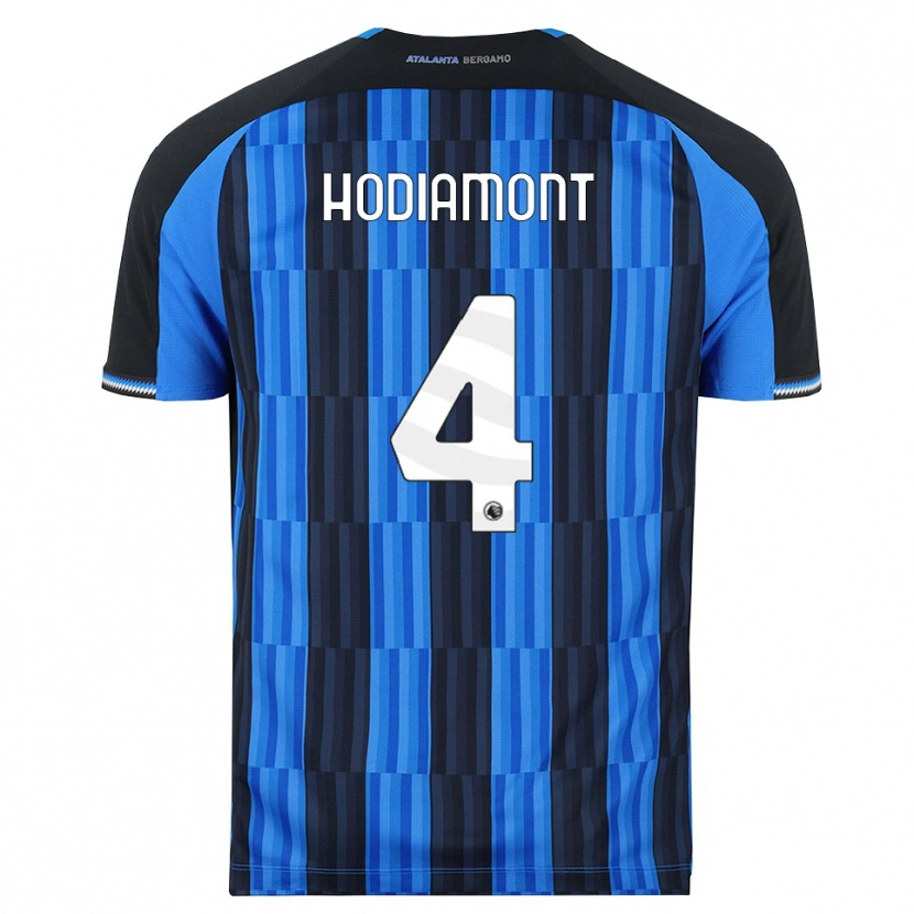 Danxen Mulher Camisola Lyam Hodiamont #4 Azul Preto Vermelho Principal 2026/27 Camisa Brasil