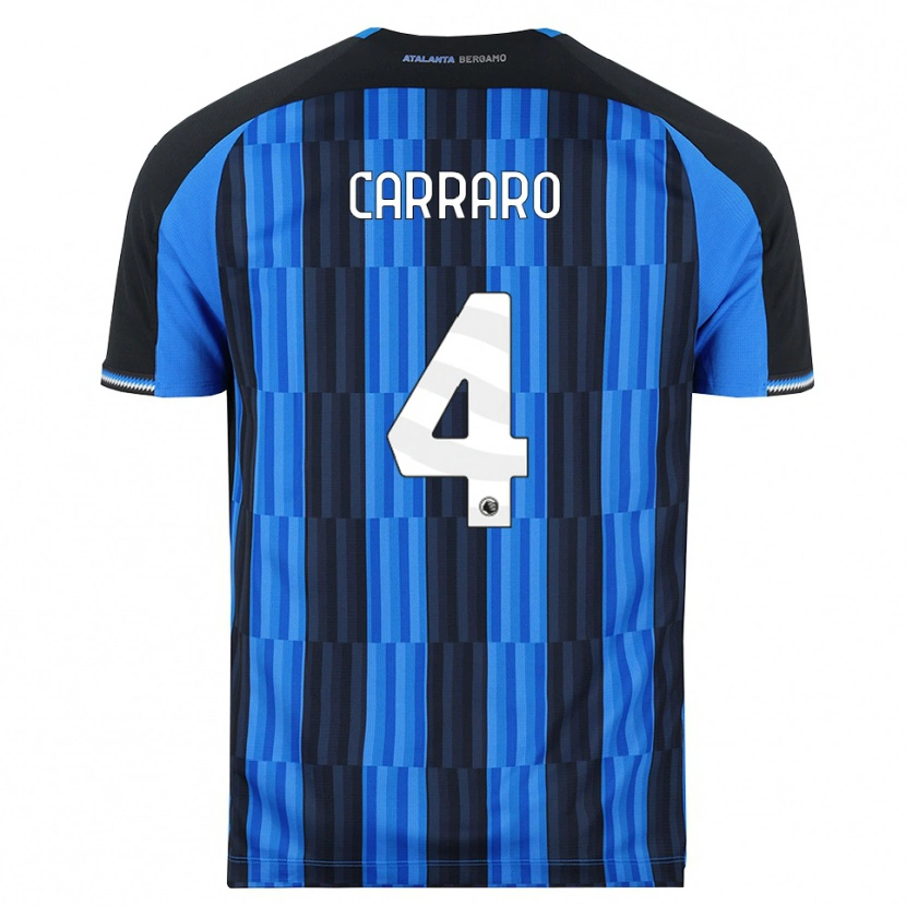 Danxen Mulher Camisola Marco Carraro #4 Azul Preto Vermelho Principal 2026/27 Camisa Brasil