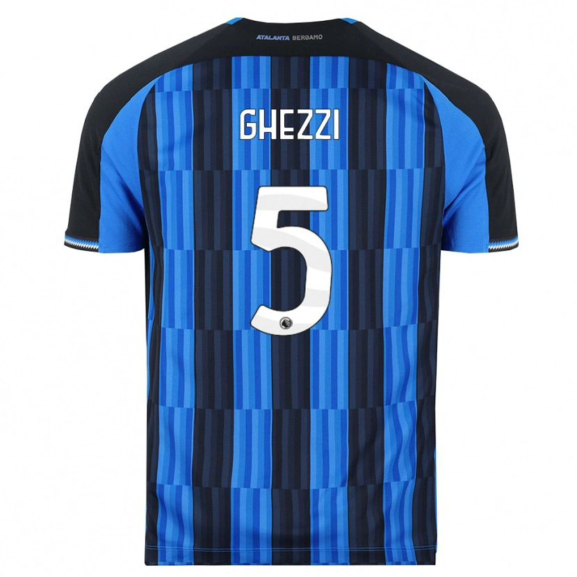 Danxen Mulher Camisola Samuele Ghezzi #5 Azul Preto Vermelho Principal 2026/27 Camisa Brasil