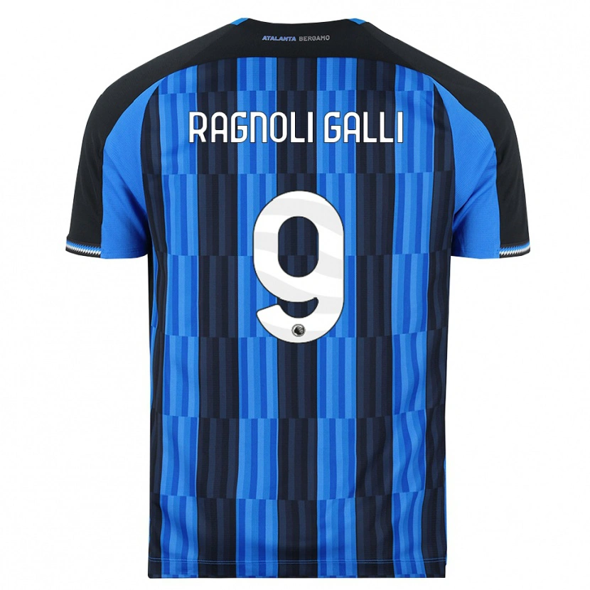 Danxen Mulher Camisola Federico Ragnoli Galli #9 Azul Preto Vermelho Principal 2026/27 Camisa Brasil