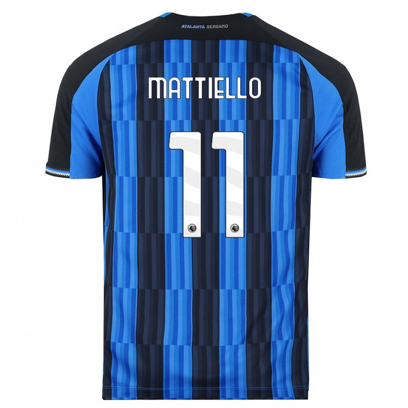 Danxen Mulher Camisola Federico Mattiello #11 Azul Preto Vermelho Principal 2026/27 Camisa Brasil