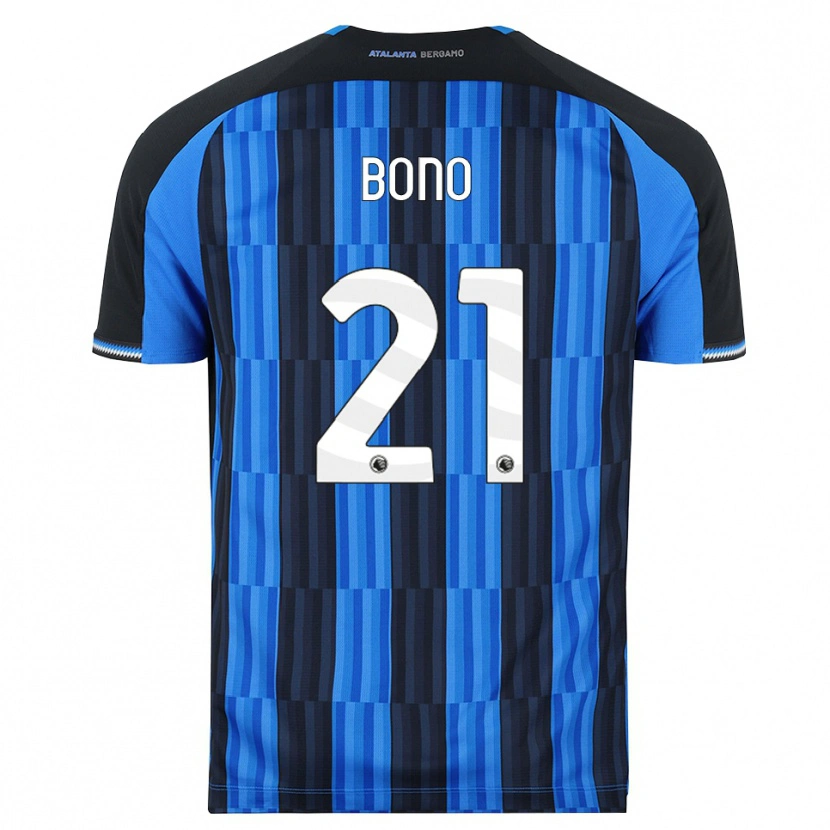 Danxen Mulher Camisola Davide Bono #21 Azul Preto Vermelho Principal 2026/27 Camisa Brasil