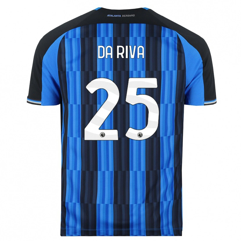 Danxen Mulher Camisola Jacopo Da Riva #25 Azul Preto Vermelho Principal 2026/27 Camisa Brasil