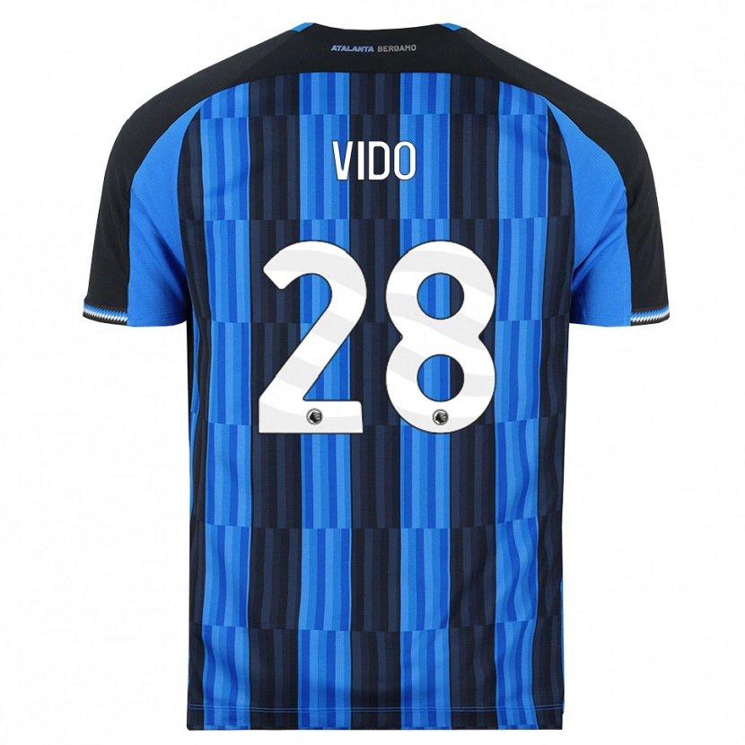 Danxen Mulher Camisola Luca Vido #28 Azul Preto Vermelho Principal 2026/27 Camisa Brasil