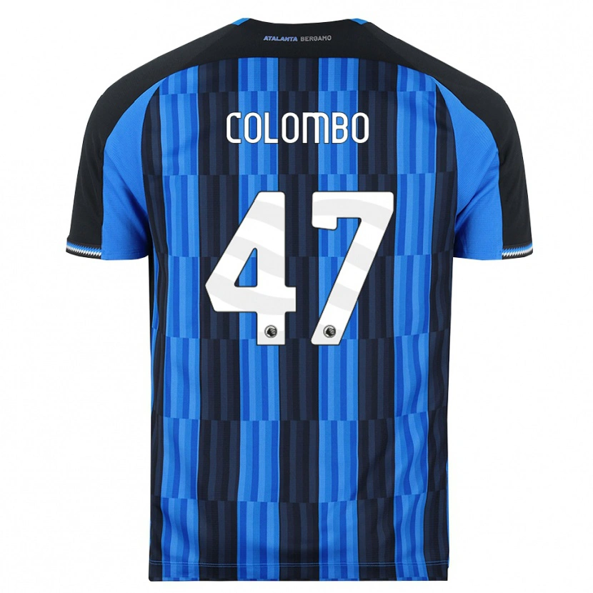 Danxen Mulher Camisola Matteo Colombo #47 Azul Preto Vermelho Principal 2026/27 Camisa Brasil