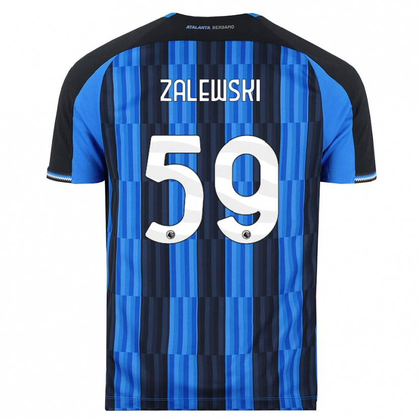 Danxen Mulher Camisola Nicola Zalewski #59 Azul Preto Vermelho Principal 2026/27 Camisa Brasil