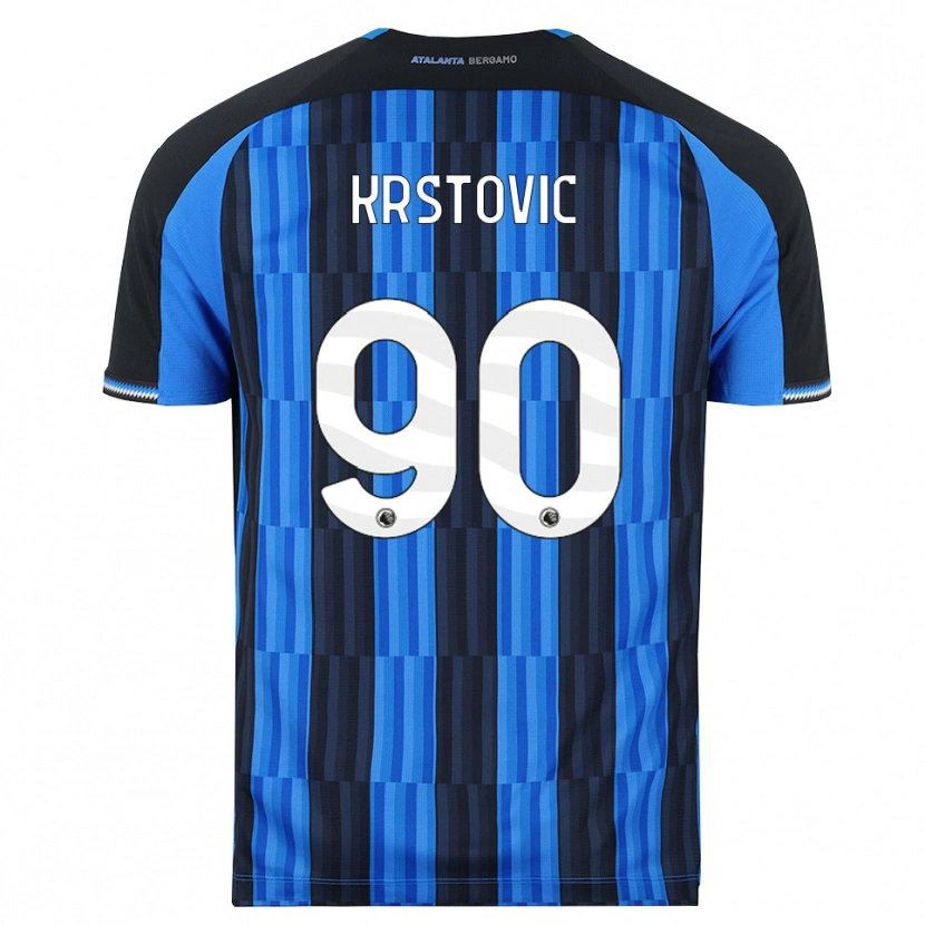 Danxen Mulher Camisola Nikola Krstović #90 Azul Preto Vermelho Principal 2026/27 Camisa Brasil