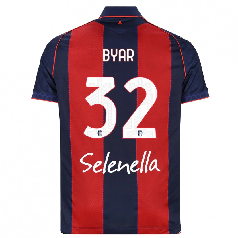 Danxen Mulher Camisola Naïm Byar #32 Azul Real Vermelho Branco Principal 2026/27 Camisa Brasil