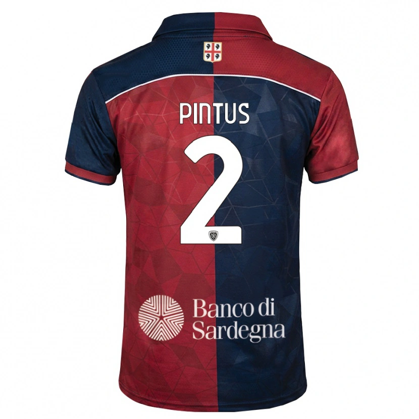 Danxen Mulher Camisola Nicola Pintus #2 Bordô Azul Real Principal 2026/27 Camisa Brasil