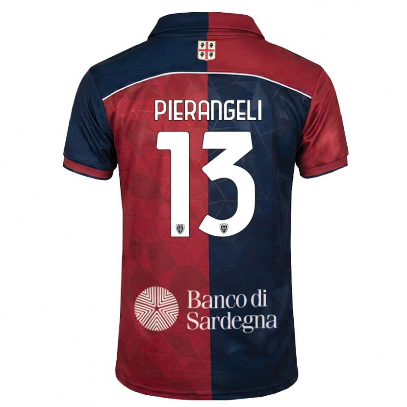Danxen Mulher Camisola Luis Pierangeli #13 Bordô Azul Real Principal 2026/27 Camisa Brasil