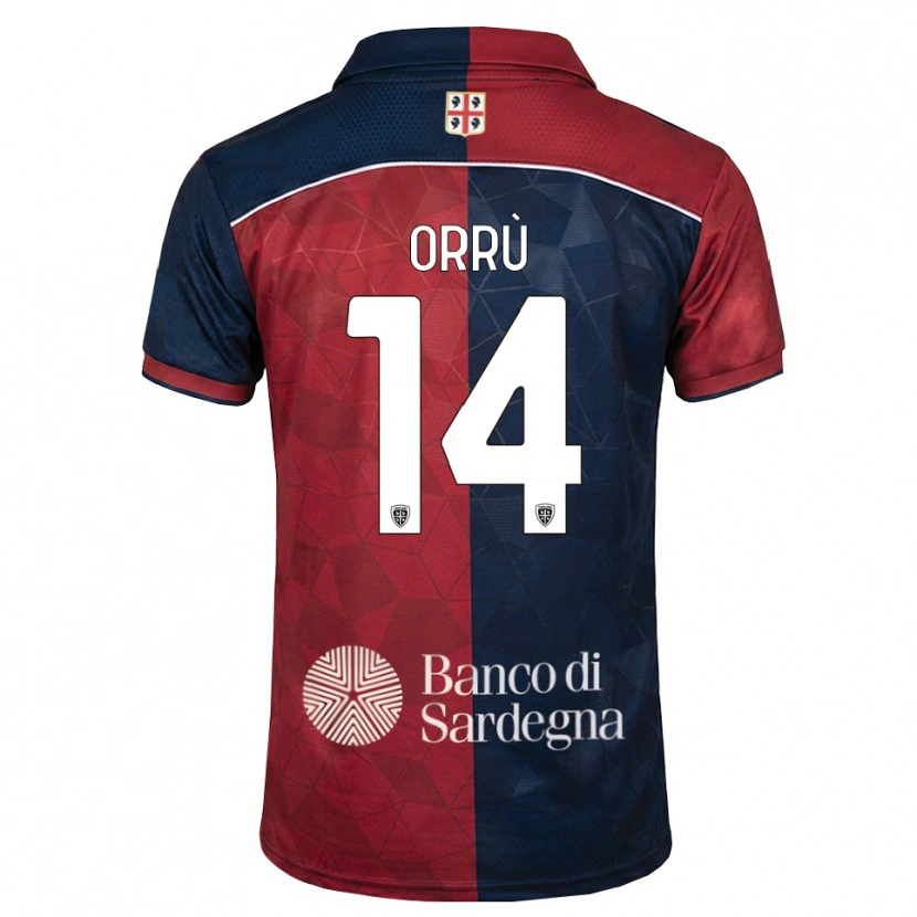 Danxen Mulher Camisola Gabriele Orrù #14 Bordô Azul Real Principal 2026/27 Camisa Brasil