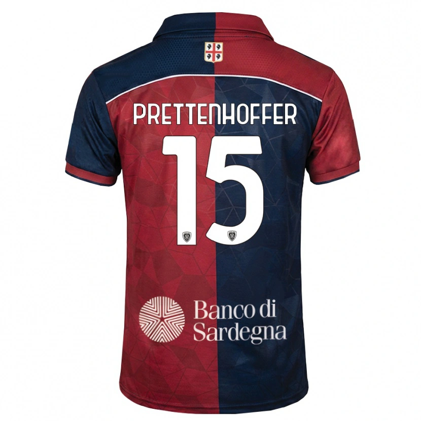 Danxen Mulher Camisola Márton Prettenhoffer #15 Bordô Azul Real Principal 2026/27 Camisa Brasil