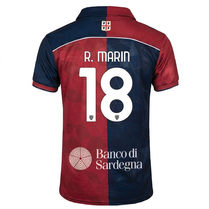 Danxen Mulher Camisola Răzvan Marin #18 Bordô Azul Real Principal 2026/27 Camisa Brasil