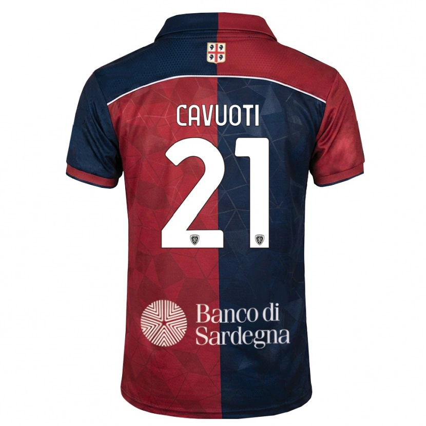 Danxen Mulher Camisola Nicolò Cavuoti #21 Bordô Azul Real Principal 2026/27 Camisa Brasil