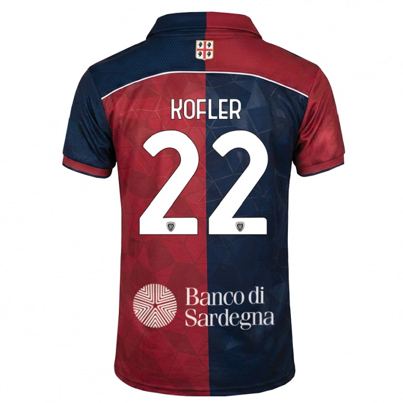 Danxen Mulher Camisola Raphael Kofler #22 Bordô Azul Real Principal 2026/27 Camisa Brasil