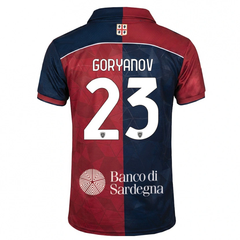 Danxen Mulher Camisola Kristiyan Goryanov #23 Bordô Azul Real Principal 2026/27 Camisa Brasil