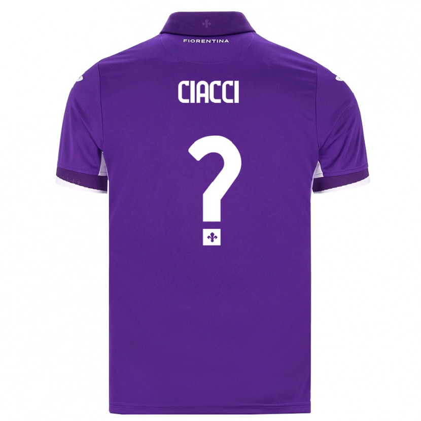 Danxen Mulher Camisola Niccolò Ciacci #0 Roxo Branco Rosa Principal 2026/27 Camisa Brasil