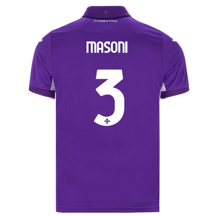 Danxen Mulher Camisola Tommaso Masoni #3 Roxo Branco Rosa Principal 2026/27 Camisa Brasil