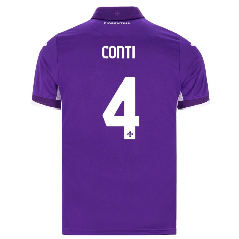 Danxen Mulher Camisola Gabriele Conti #4 Roxo Branco Rosa Principal 2026/27 Camisa Brasil