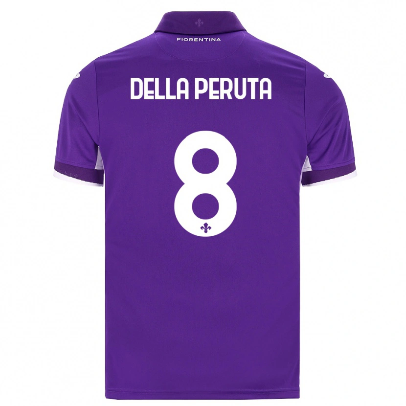 Danxen Mulher Camisola Victoria Della Peruta #8 Roxo Branco Rosa Principal 2026/27 Camisa Brasil