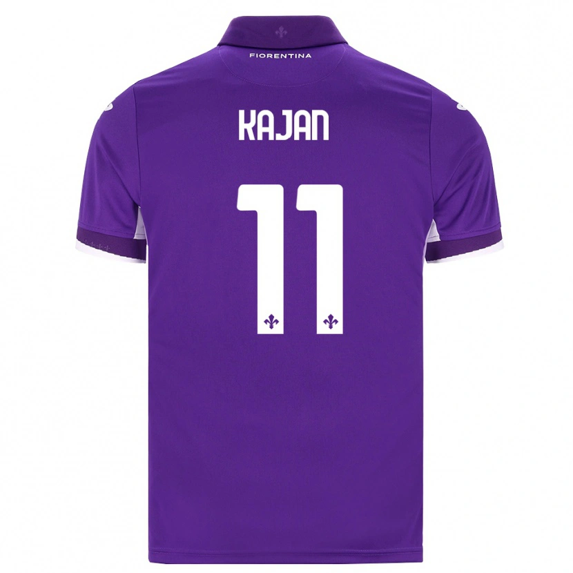 Danxen Mulher Camisola Zsanett Kaján #11 Roxo Branco Rosa Principal 2026/27 Camisa Brasil