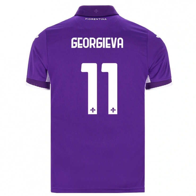 Danxen Mulher Camisola Marina Georgieva #11 Roxo Branco Rosa Principal 2026/27 Camisa Brasil