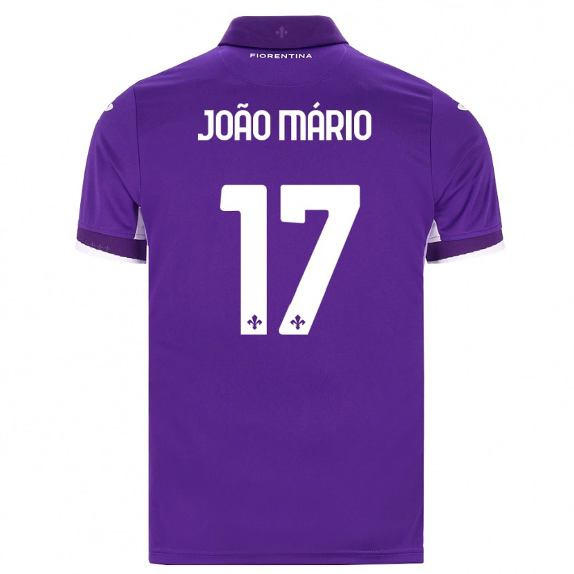 Danxen Mulher Camisola João Mário #17 Roxo Branco Rosa Principal 2026/27 Camisa Brasil