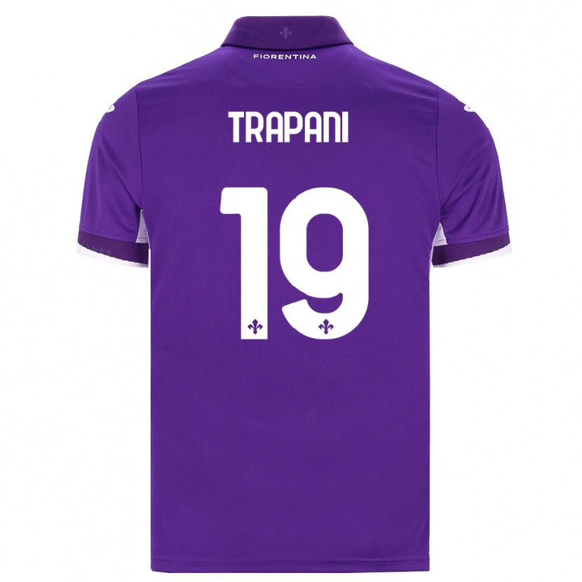 Danxen Mulher Camisola Niccolò Trapani #19 Roxo Branco Rosa Principal 2026/27 Camisa Brasil