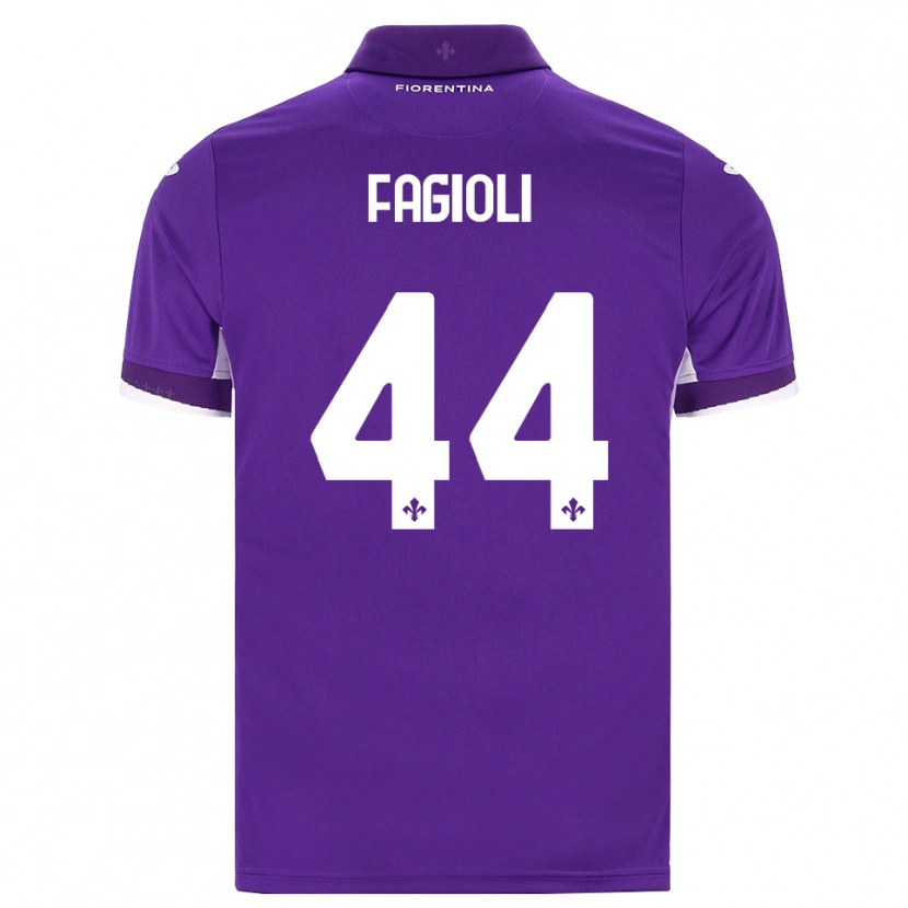 Danxen Mulher Camisola Nicolò Fagioli #44 Roxo Branco Rosa Principal 2026/27 Camisa Brasil