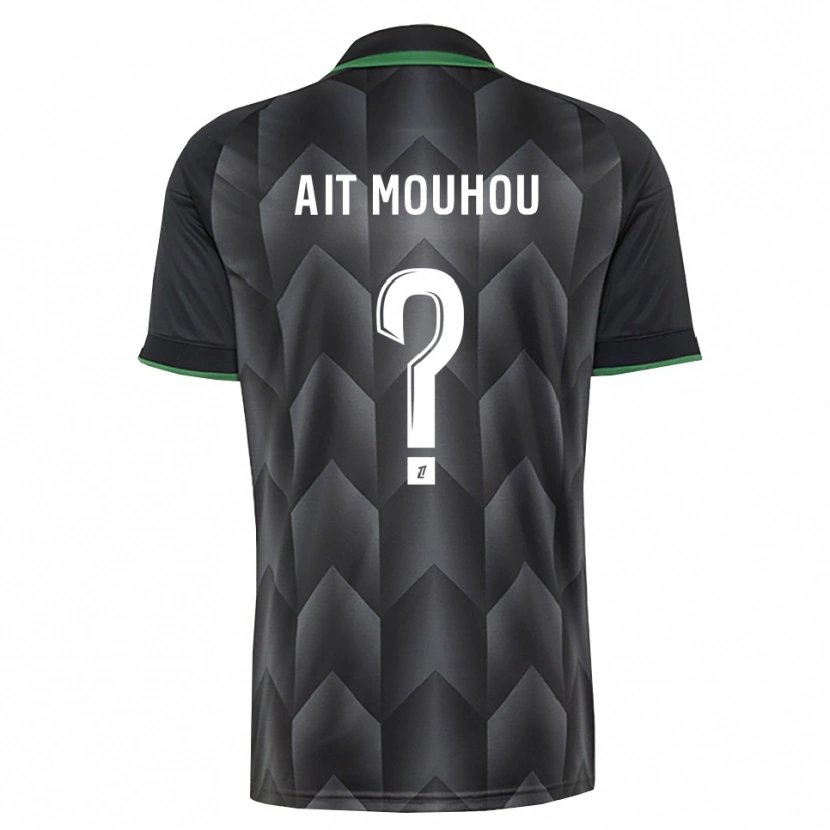 Danxen Mulher Camisola Nassim Ait Mouhou #0 Branco Preto Verde Alternativa 2026/27 Camisa Brasil