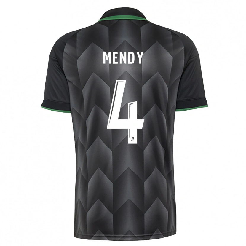 Danxen Mulher Camisola Ellijah Mendy #4 Branco Preto Verde Alternativa 2026/27 Camisa Brasil