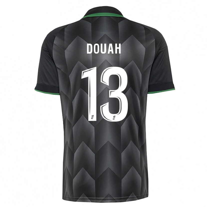 Danxen Mulher Camisola Chemssedine Douah #13 Branco Preto Verde Alternativa 2026/27 Camisa Brasil