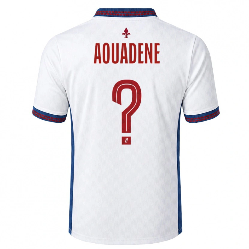 Danxen Mulher Camisola Aksel Aouadene #0 Vermelho Branco Azul Alternativa 2026/27 Camisa Brasil