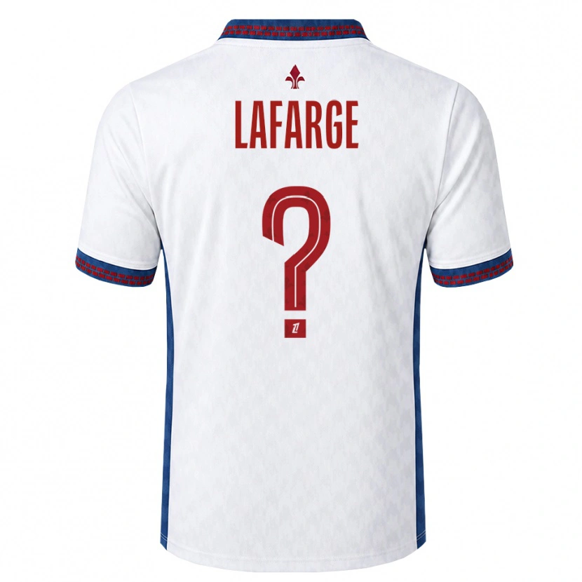 Danxen Mulher Camisola Gabriel Lafarge #0 Vermelho Branco Azul Alternativa 2026/27 Camisa Brasil
