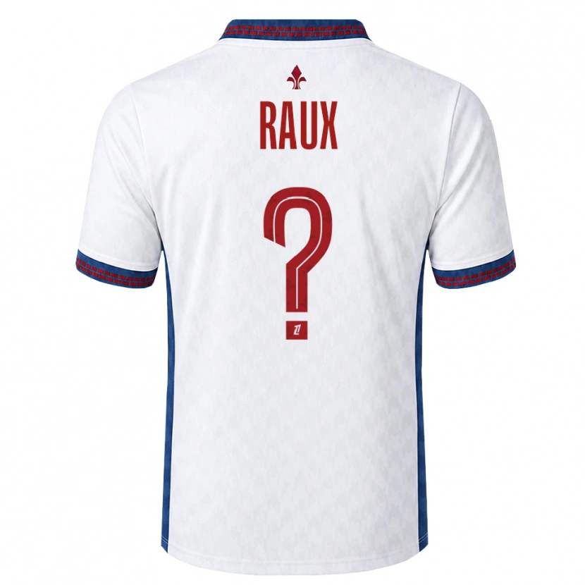 Danxen Mulher Camisola Jules Raux #0 Vermelho Branco Azul Alternativa 2026/27 Camisa Brasil