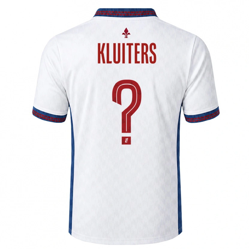 Danxen Mulher Camisola Luuk Kluiters #0 Vermelho Branco Azul Alternativa 2026/27 Camisa Brasil