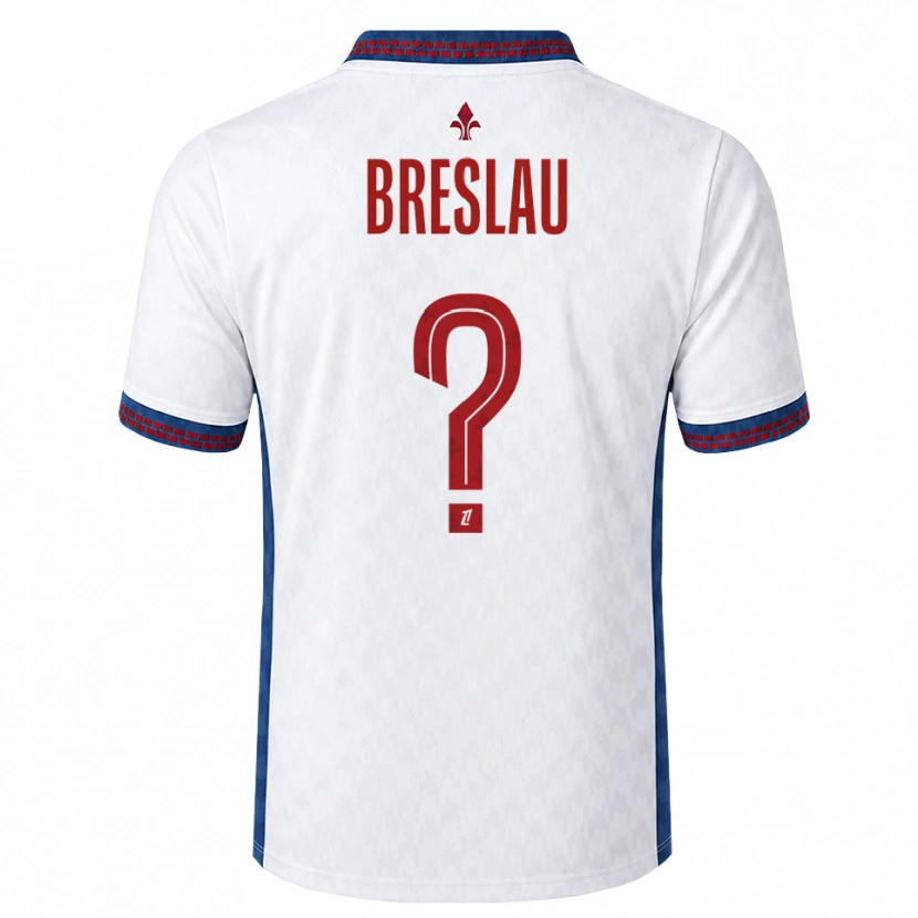 Danxen Mulher Camisola Jessy Breslau #0 Vermelho Branco Azul Alternativa 2026/27 Camisa Brasil