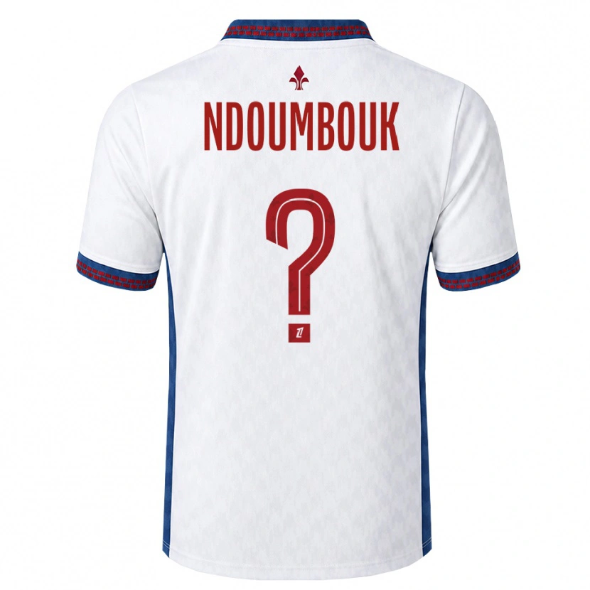 Danxen Mulher Camisola Marlyse Ngo Ndoumbouk #0 Vermelho Branco Azul Alternativa 2026/27 Camisa Brasil