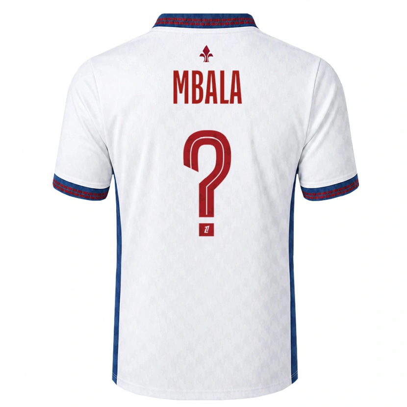Danxen Mulher Camisola Olivia Mbala #0 Vermelho Branco Azul Alternativa 2026/27 Camisa Brasil