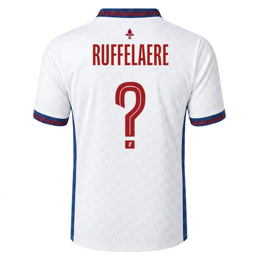 Danxen Mulher Camisola Perrine Ruffelaere #0 Vermelho Branco Azul Alternativa 2026/27 Camisa Brasil