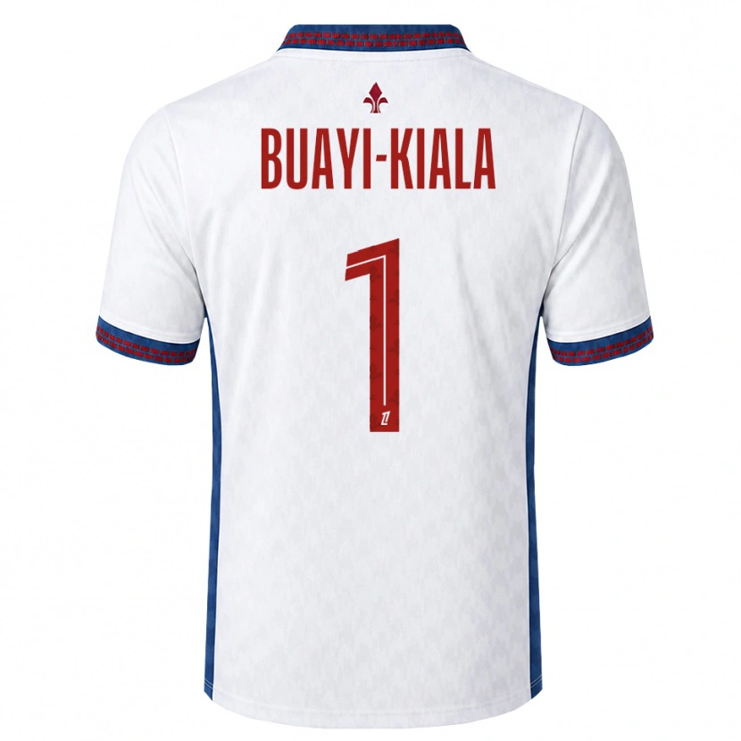 Danxen Mulher Camisola Israël Buayi-Kiala #1 Vermelho Branco Azul Alternativa 2026/27 Camisa Brasil