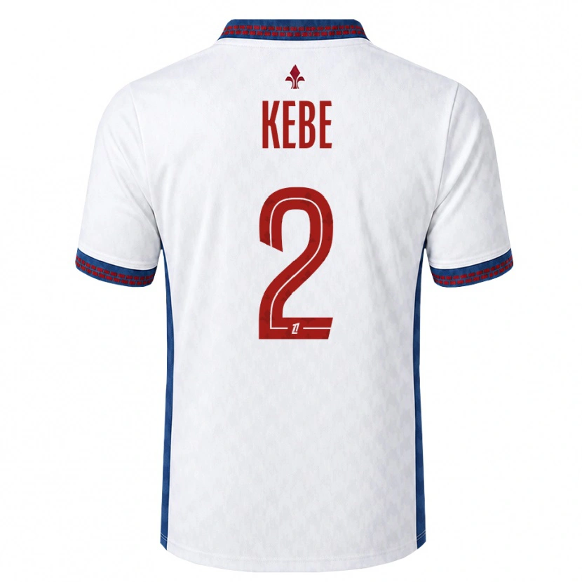 Danxen Mulher Camisola Hamadi Kebe #2 Vermelho Branco Azul Alternativa 2026/27 Camisa Brasil