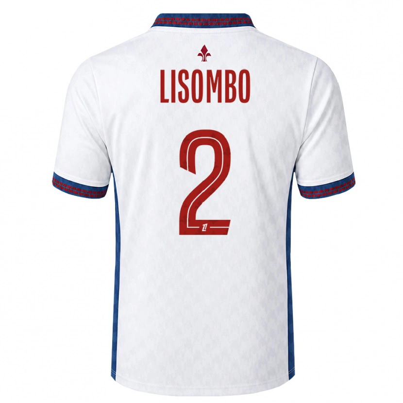 Danxen Mulher Camisola Lougy Lisombo #2 Vermelho Branco Azul Alternativa 2026/27 Camisa Brasil
