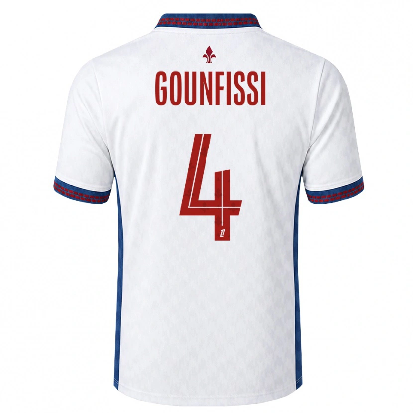 Danxen Mulher Camisola Mouad Gounfissi #4 Vermelho Branco Azul Alternativa 2026/27 Camisa Brasil
