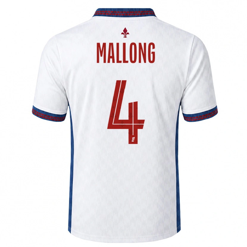 Danxen Mulher Camisola Raphaël Mallong #4 Vermelho Branco Azul Alternativa 2026/27 Camisa Brasil