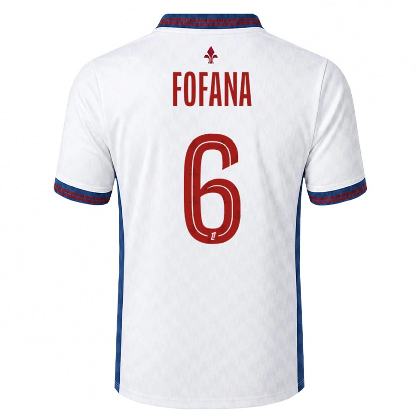 Danxen Mulher Camisola Bassekou Fofana #6 Vermelho Branco Azul Alternativa 2026/27 Camisa Brasil